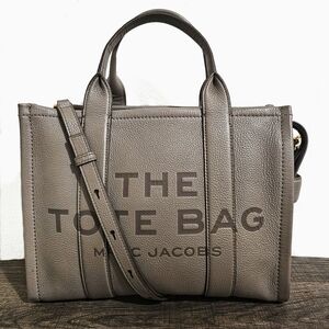 Marc Jacobs Cement Leather The Tote Bag